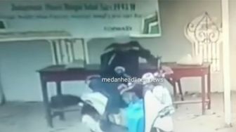 Gawat Bah! Pria Berlobe Curi Beras Zakat Fitrah di Masjid Medan