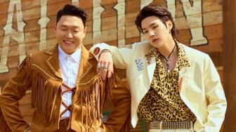 Lagu 'That That' PSY Kolaborasi Suga BTS Puncaki Tangga Lagu iTunes di 70 Negara