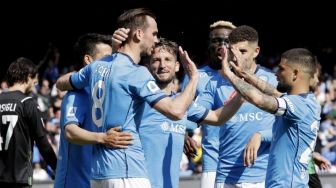 Hasil Liga Italia: Napoli Mengamuk, Sassuolo Dibantai 6-1