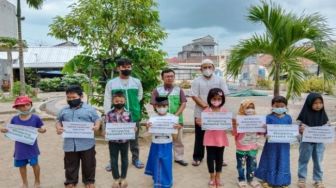 Jelang Lebaran Idul Fitri, RSUD Depati Bahrin Ajak 50 Anak Yatim Berbelanja