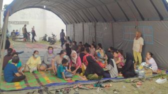 Cerita Pilu Ratusan Korban Kebakaran 41 Rumah di Medan, Rayakan Idul Fitri di Tenda Pengungsian dan Batal Mudik