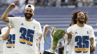 Tumbangkan Espanyol 4-0, Real Madrid Juara Liga Spanyol 2021-2022