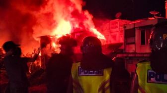 Kebakaran Hebat di Medan Area, 41 Rumah Ludes Terbakar