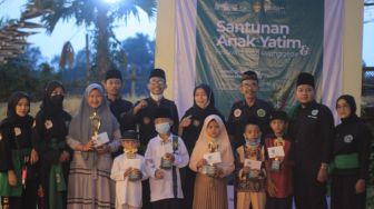 Pagar Nusa Ranting Pilanggede Gelar Festival Santri dan Santunan Yatim