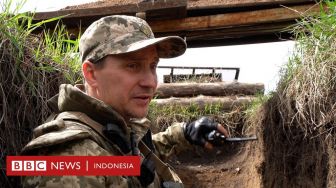 Perang Ukraina: Cerita Serdadu di Garis Depan Donbas Menahan Gempuran Rusia