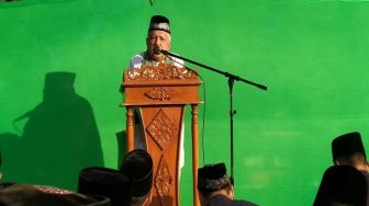 Satu Tahun Jadi Bupati, Sukirman Minta Maaf Saat Sambutan Salat Id