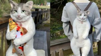 Viral Tas Mirip Kucing Betulan Seharga Rp15 Juta, Bentuknya Super Menggemaskan!