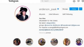 Anderson Paak Pasang Foto Pak Tarno di Profil Instagram