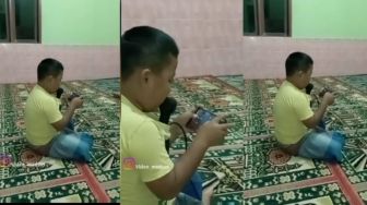 Viral Bocil Pimpin Takbir Sambil Main Game, Publik: Seimbang Dunia dan Akhirat