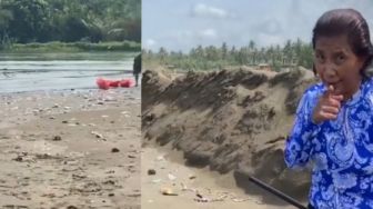 Pantai Pangandaran Kotor karena Sampah, Susi Pudjiastuti Ancam Wisatawan: Awas Buang Sampah Saya Tenggelamkan