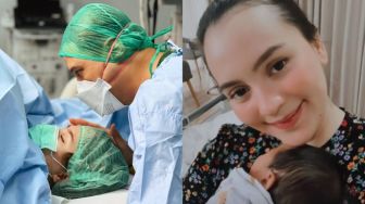 7 Potret Lucky Perdana Dikaruniai Anak Kedua, Nama Baby Z Masih Misteri