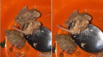 Makan Bakso Diduga dari Daging Tikus, saat Dibelah Muncul Bentuk Mirip Ekor, Publik: Mana Udah Mau Abis