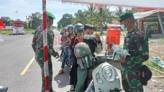 Arus Balik Mudik, Pengamanan Ketat di Desa Temajuk Kalbar Dilakukan