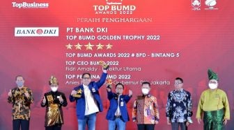 Bank DKI Borong Tiga Penghargaan Top BUMD Awards 2022, Anies Jadi Pembina Terbaik