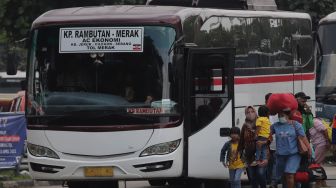 Jumlah Pemudik dan Warga Perjalanan Balik di Terminal Kampung Rambutan 'Masih Sepi'