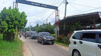 Arus Balik, Jalur Alternatif ke Pekanbaru di Piladang Sumbar Macet hingga 10 Km