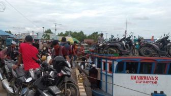 Padat, Ini Situasi Arus Balik Lebaran di Teluk Batang-Pontianak