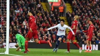 Rekor Kemenangan Beruntun Liverpool di Anfield Terhenti oleh Spurs, Netizen Sebut Imbang Rasa Kalah