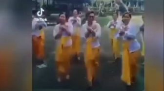Video Ibu-ibu Menari Rejang Tiba-tiba Berubah Cenderung Erotis Jadi Sorotan, Begini Tanggapan PHDI Bali