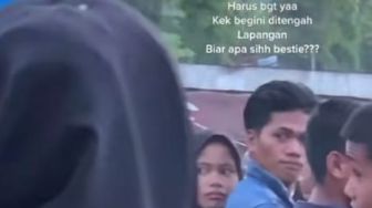 Sepasang Sejoli Mesra-mesraan di Tempat Ramai, Netizen Ingatkan Hal Ini