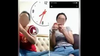 Geger Video Cewek Baju Merah Asyik Nyedot Pakai Bong, Warganet Duga Lagi Live Isap Sabu
