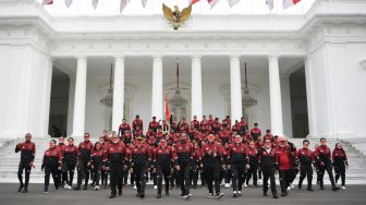 Presiden Jokowi Lepas Kontingen Indonesia Untuk SEA Games 2021