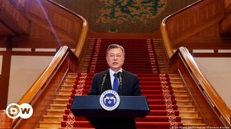 Presiden Moon Serukan Perdamaian dengan Korea Utara dalam Pidato Perpisahan