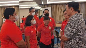 Luhut Bakar Semangat Lalu Zohri Cs Jelang SEA Games Vietnam