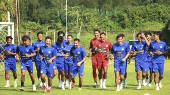 Latihan Perdana, Kondisi Fisik Skuad Arema FC Baru 70 Persen