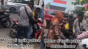 Sepeda Motor Ditarik Paksa Debt Collector karena Cicilan Nunggak, Pria Ini Pulang Jalan Kaki