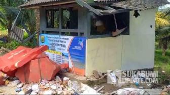 Enam Pelaku Perusakan Pos Wisata Ujunggenteng Sukabumi Terancam Tujuh Tahun Bui