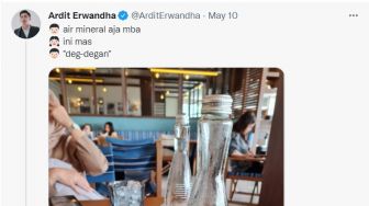 Ardit Erwandha Pesan Air Minum Rp 40 Ribu, Akhirnya Viral Cara Pesan Minum di Resto dan Hotel agar Tak Mahal