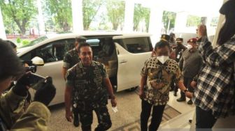 Panglima TNI Jenderal Andika Perkasa Gelar Rapat Terbatas Bahas Keamanan Sulawesi Tengah