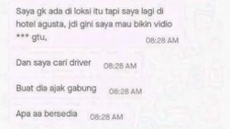 Viral! Driver Ojol Ini Malah Diajak Customer Bikin Video Threesome di Hotel