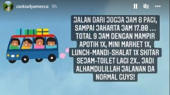 Ceritakan Pengalaman Balik Jakarta setelah Mudik dari Jogja, Zaskia Adya Mecca Temukan Penampakan Mengagetkan