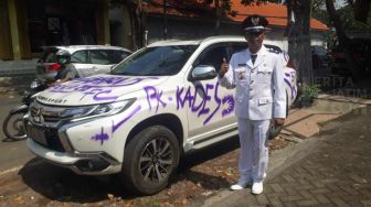 Cerita Kades di Pasuruan, Rayakan Pelantikan Bawa Pajero Sport Penuh Coretan Pilok