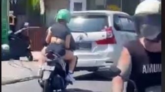 Tukang Ojek Dipeluk Erat Bule Perempuan : Warganet Jadi Ingin Ngojek di Bali