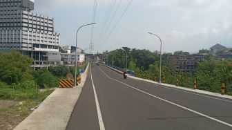 Jembatan Tunggulmas Kota Malang Dibuka Kembali, Kepadatan Volume Kendaraan Naik di Tlogomas