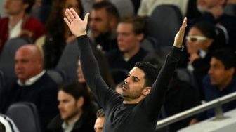 Arsenal Dikalahkan Tottenham, Mikel Arteta Anggap Wasit Rusak Pertandingan