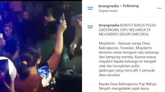 Viral Video Warga Usir Satu Keluarga Keluar dari Desa Gara-gara Berkomplot Jadi Polisi Gadungan