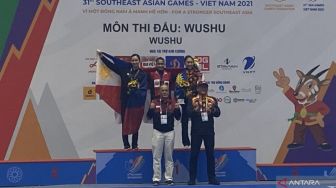 Tim Wushu Indonesia Persembahkan Emas Pertama Lewat Aksi Alisya Mellynmar