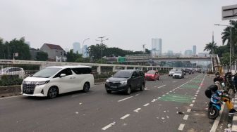 Jalan Gatot Subroto Depan DPR Kembali Dibuka Setelah Ditutup Dampak Demo Buruh