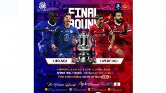 Final FA Cup Chelsea vs Liverpool, Adhiwangsa Hotel & Convention Solo Gelar Nobar Seru Malam Nanti