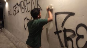 Pelajar di Kota Solo Kepergok Lakukan Aksi Vandalisme, 1 Orang Ditangkap, 2 Orang Melarikan Diri