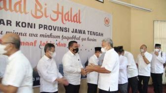 Melalui Halal Bihalal, Ketum KONI Jateng Pupuk Kekompakkan