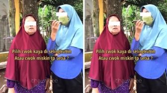 Pilih Pria Kaya tapi Tukang Selingkuh atau Miskin tapi Setia? Jawaban Emak-emak Ini Sukses Bikin Publik Ngakak