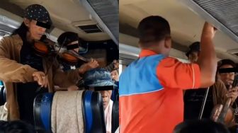 Dua Pengamen ini Diduga Malah Diusir saat Nyanyi Senandungkan Lagu Sholawat di Dalam Bus