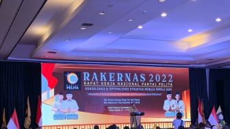 Pidato Acara Rakernas, Ketum Partai Pelita Sebut Budaya Politik di Indonesia Nir-Adab