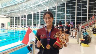 Masniari Wolf, Blasteran Indonesia-Jerman yang Akhiri 11 Tahun Puasa Emas Renang Putri RI di SEA Games