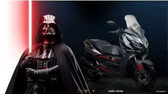 Yamaha XMAX Tampil Sangar dengan Wajah Darth Vader Star Wars, Segini Harga untuk Menebusnya